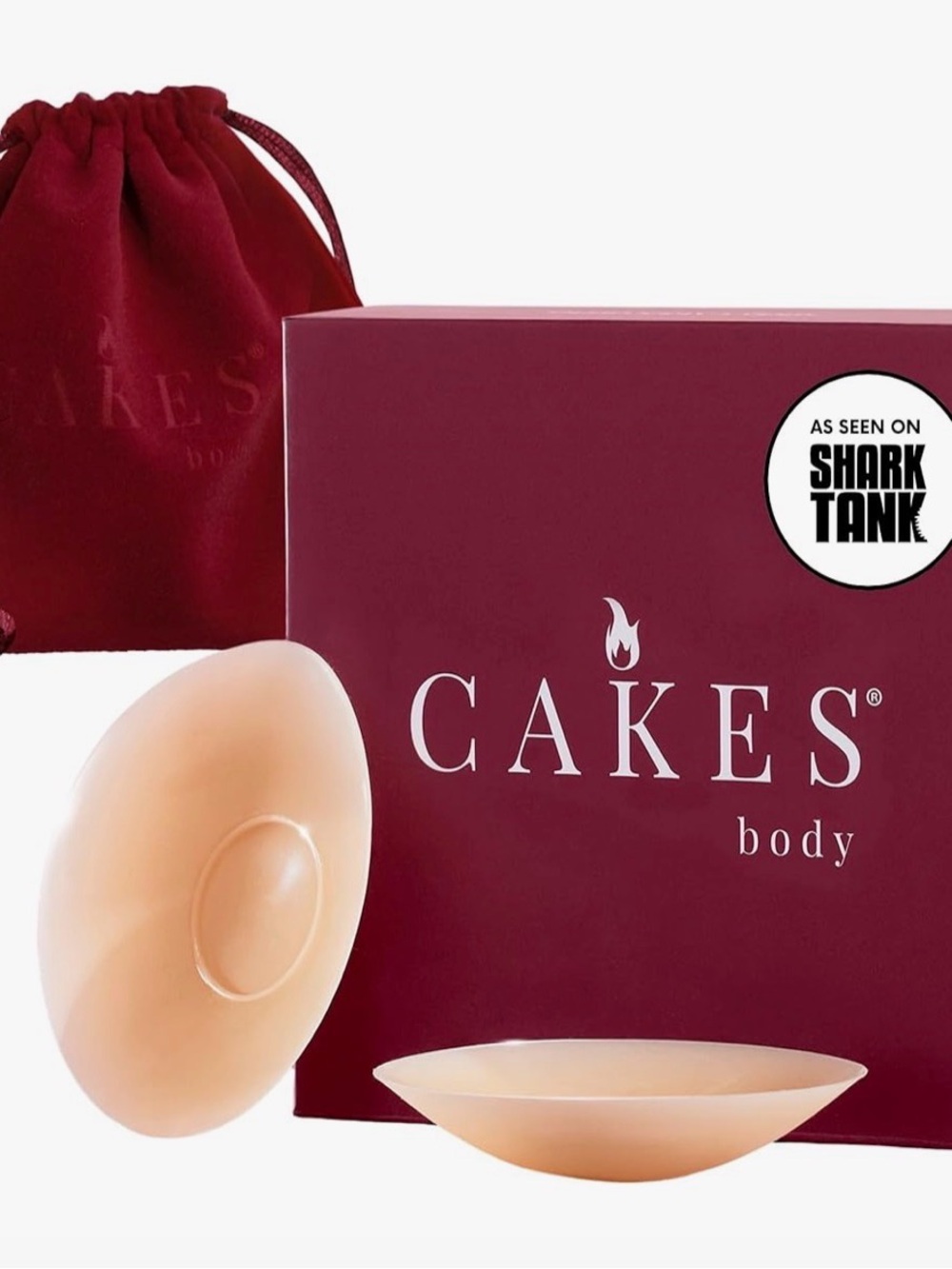 CAKES Body 100% silicone cleavage bra with medical grade adhesive